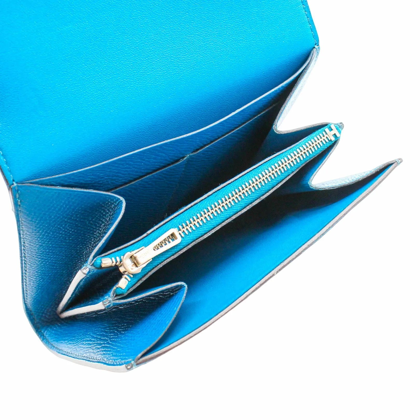 hermes constance compact wallet blue phw