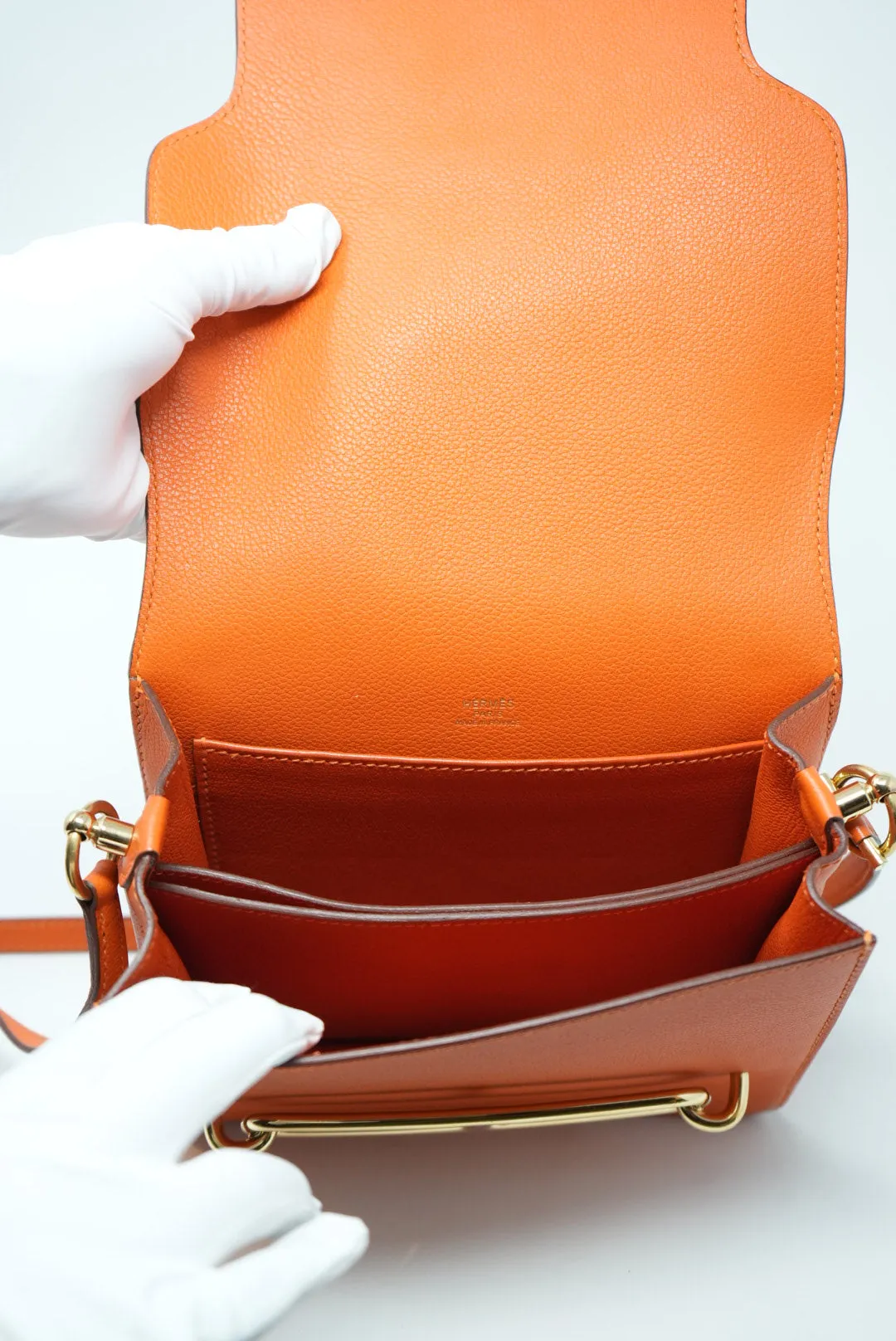 Hermes Roulis Mini Bag Orange