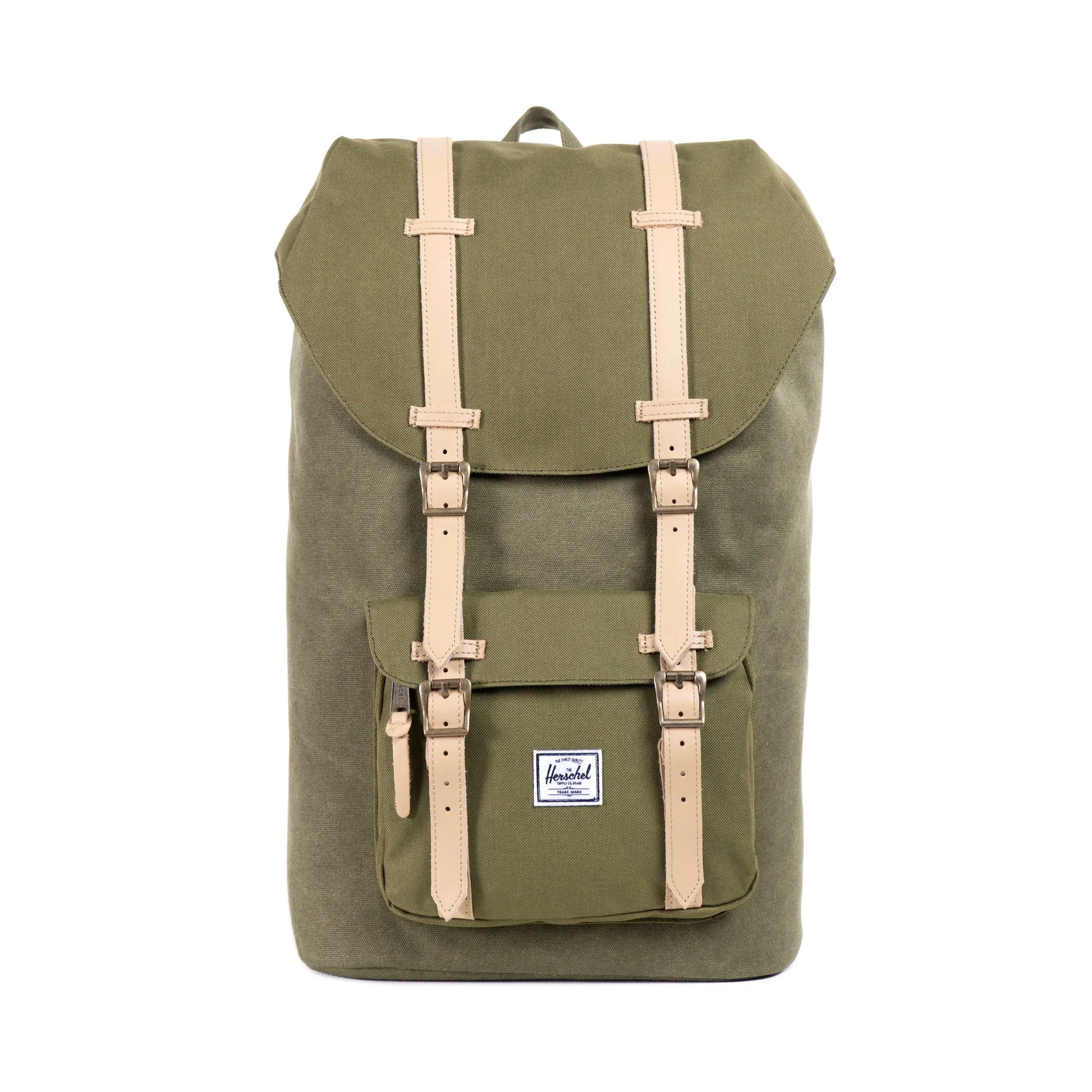 Herschel Supply Little America Canvas Backpack - Washed Army Green