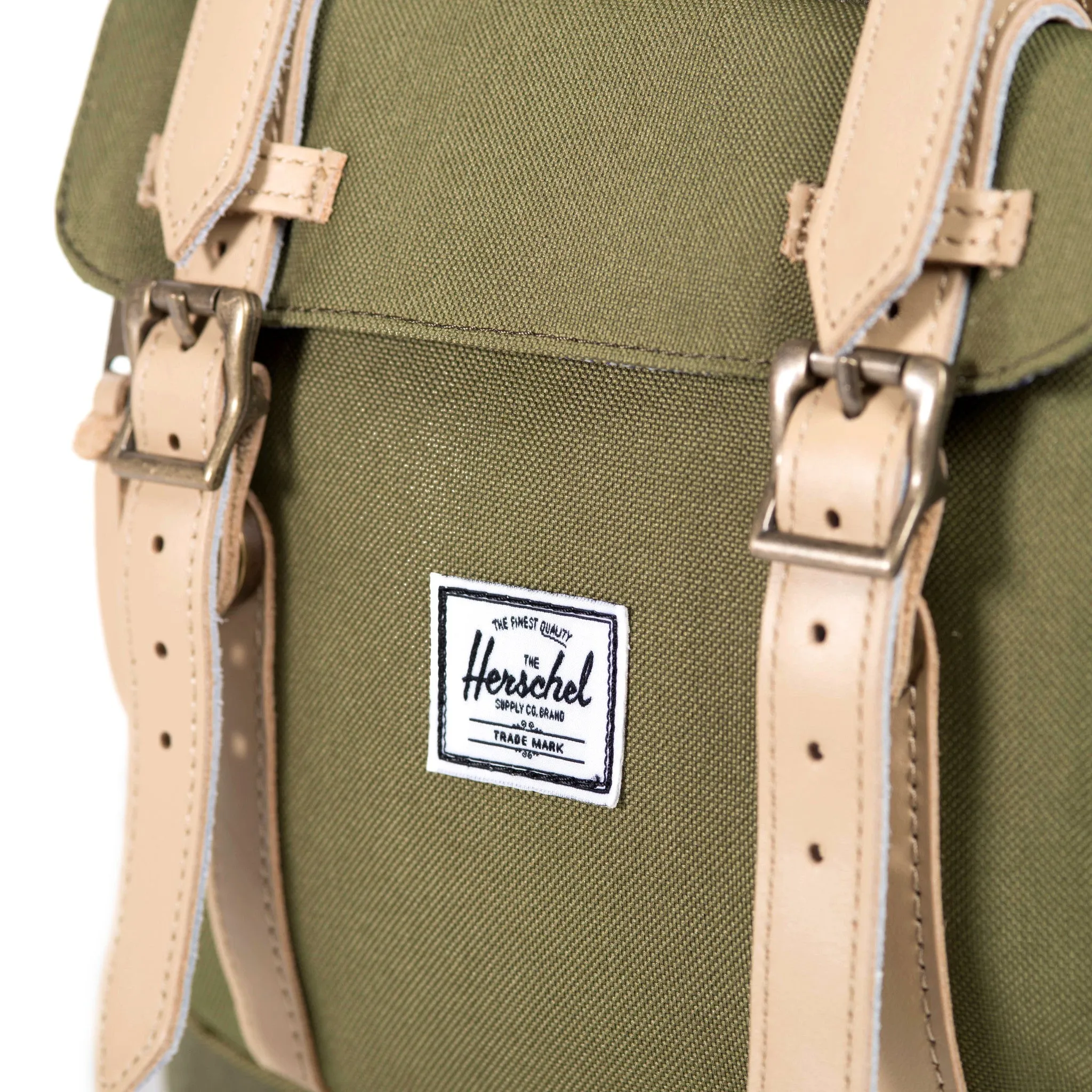 Herschel Supply Little America Canvas Backpack - Washed Army Green