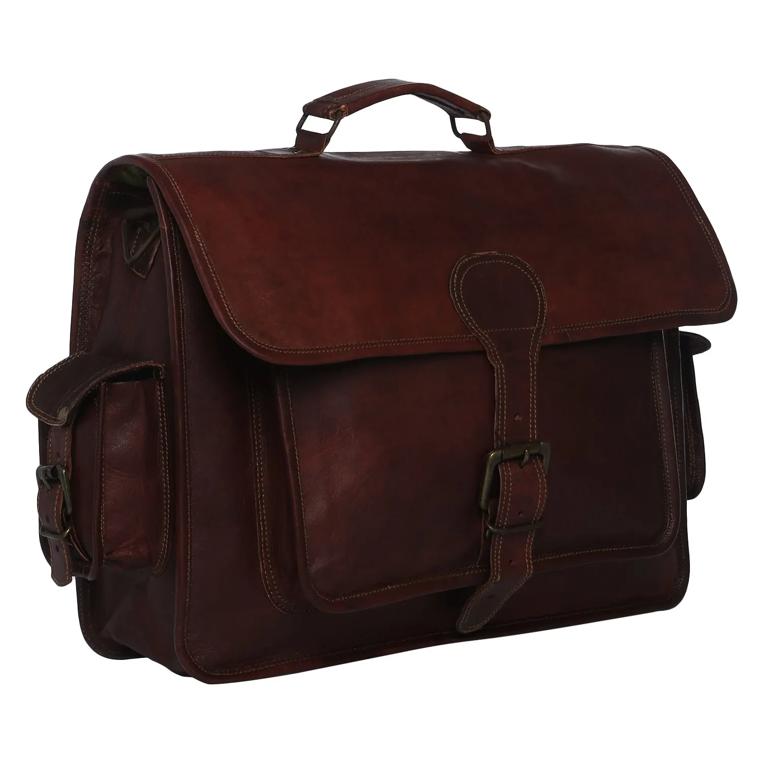 Leather lawyers briefcase