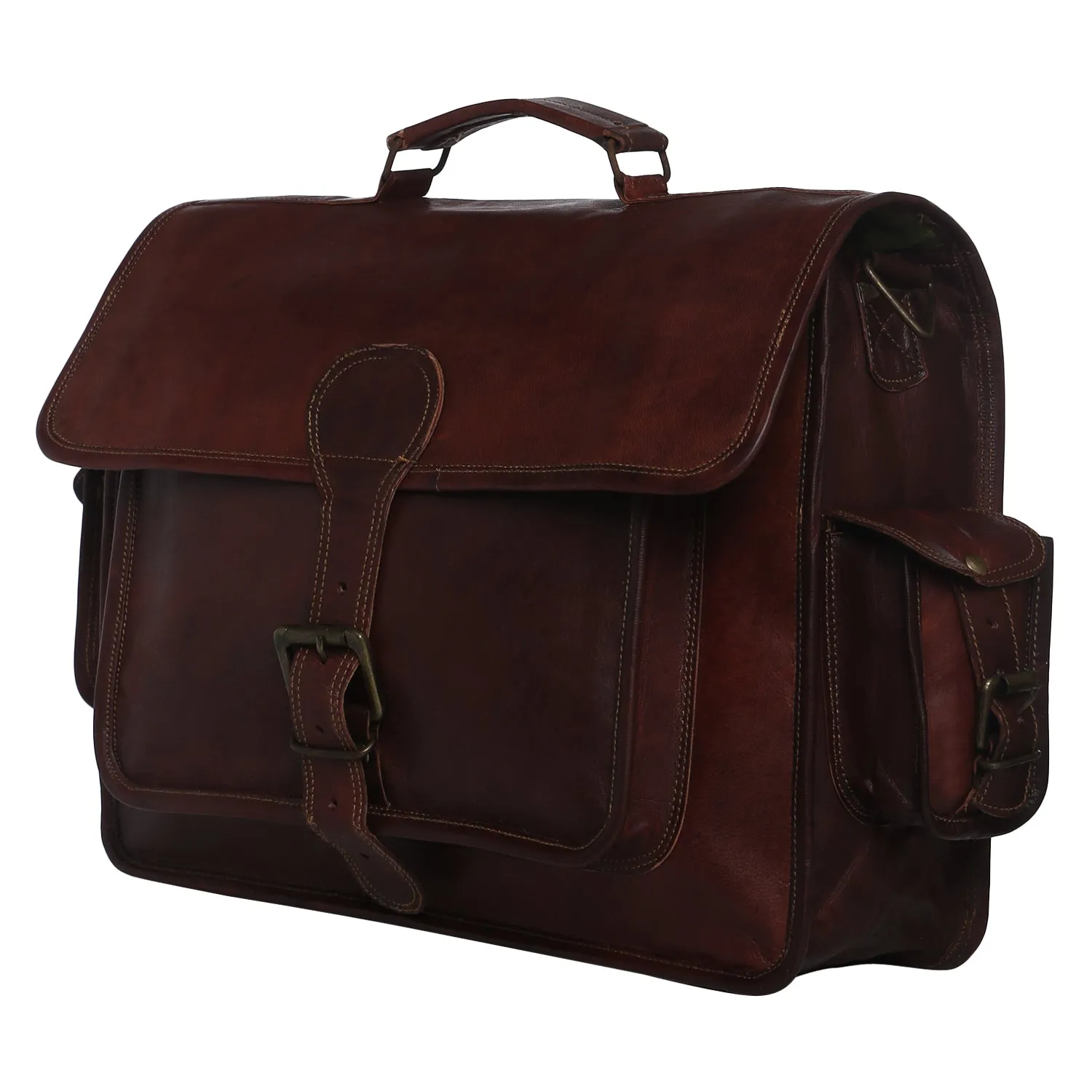 Leather lawyers briefcase