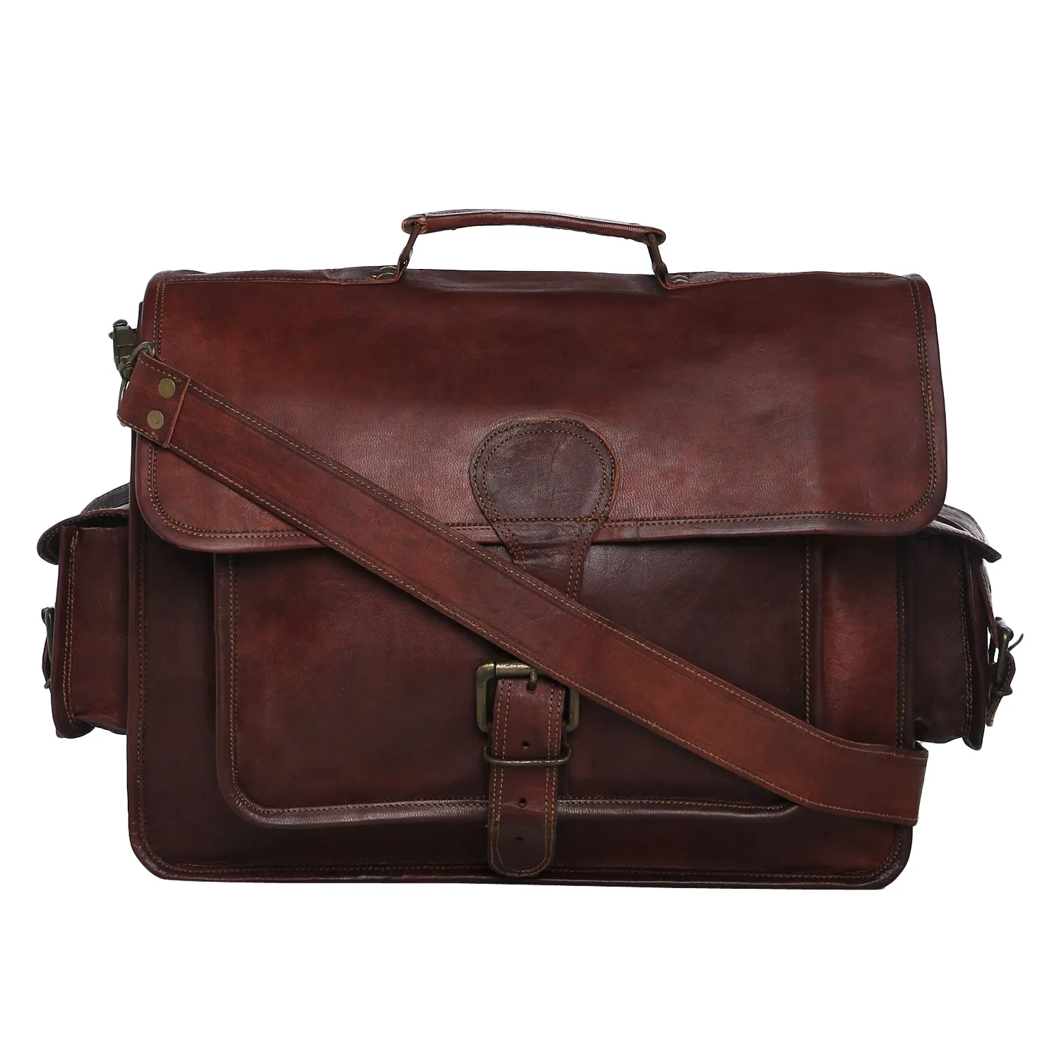 Leather lawyers briefcase