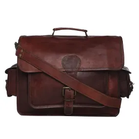 Leather lawyers briefcase