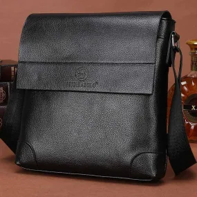 Men's Casual PU Leather Crossbody Bag