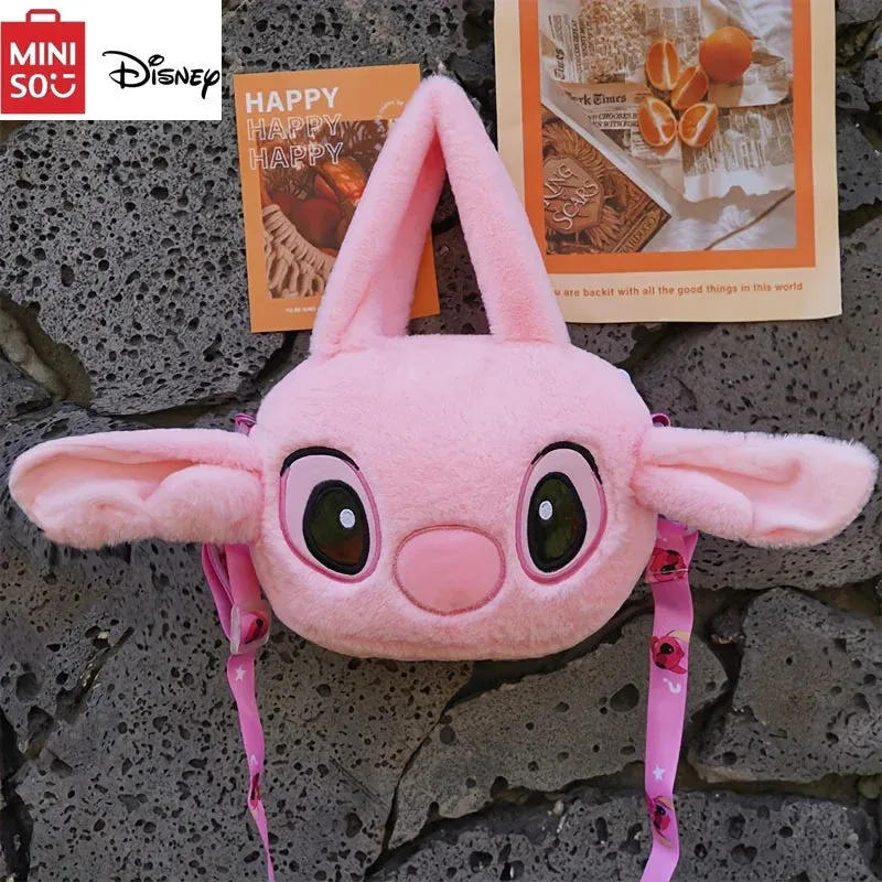 MINISO Disney-Inspired Plush Crossbody – Winnie the Pooh & Minnie Mouse Bags