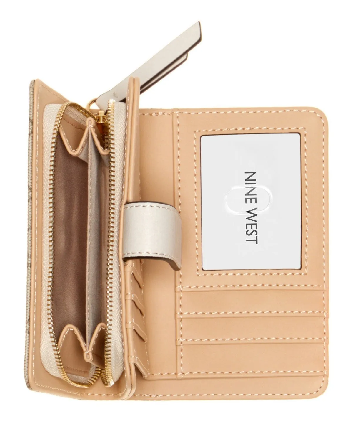 Nine West Lockup 9S French Wallet