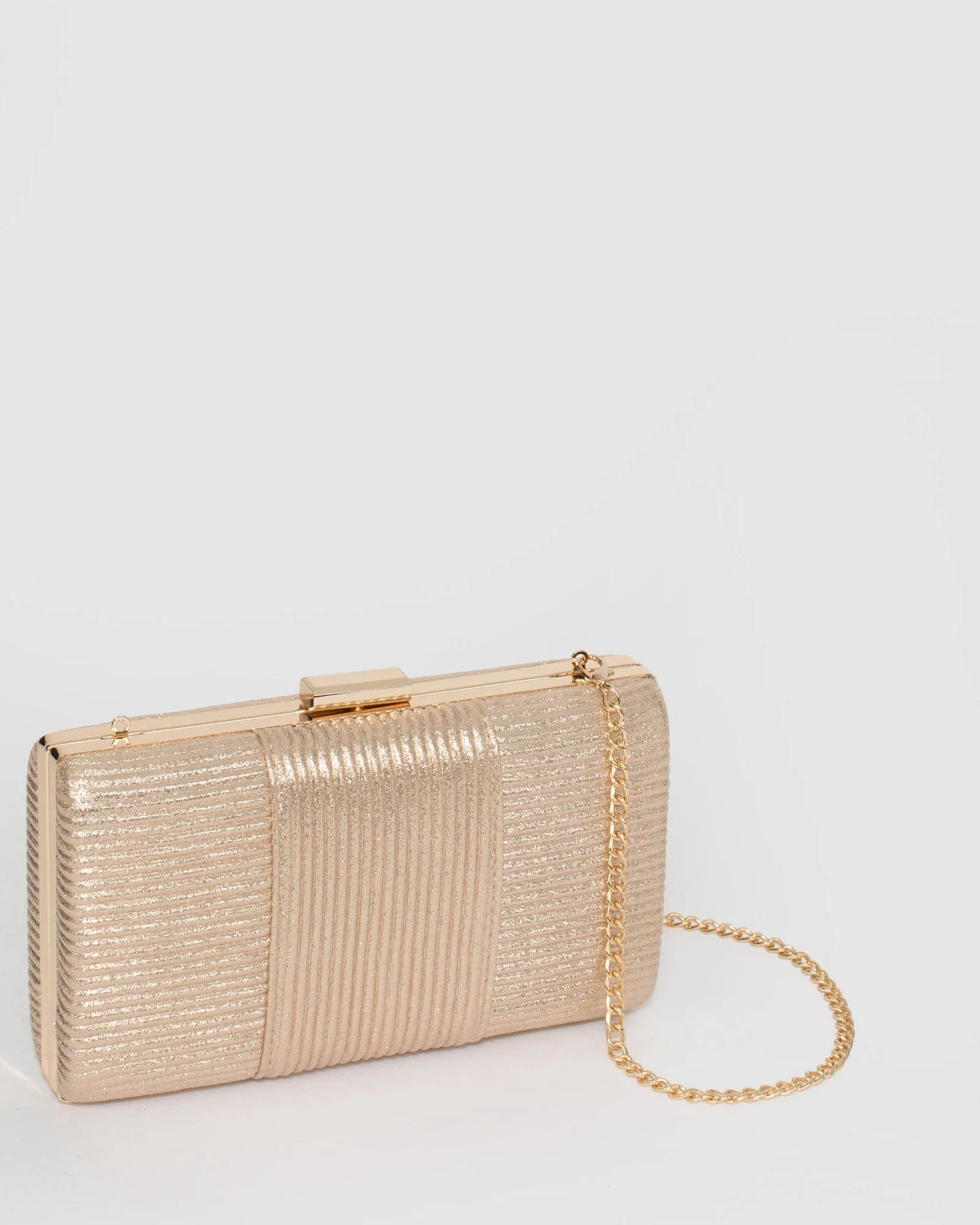 Nude Breona Hardcase Clutch Bag