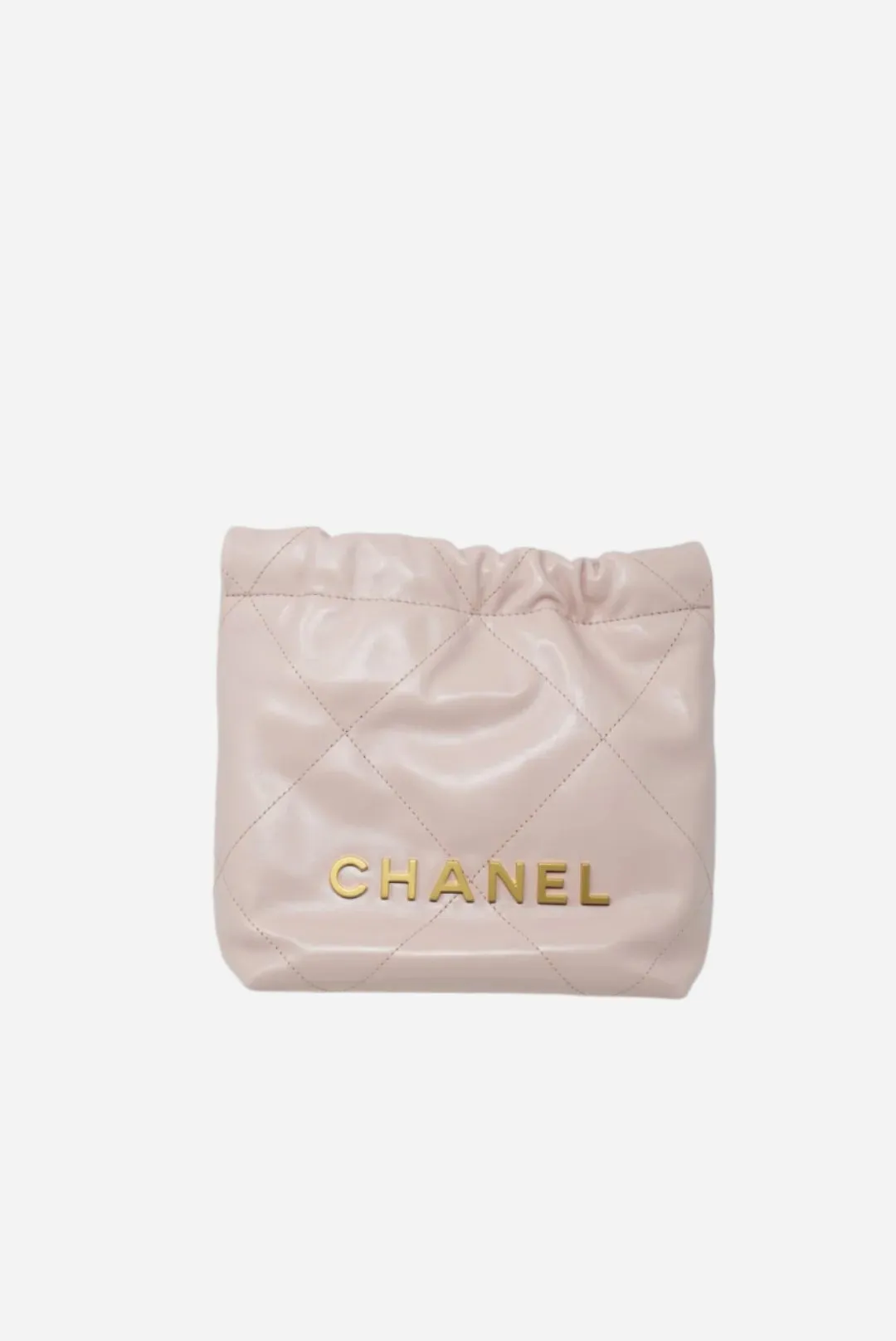 Pre-Owned Chanel 2023 Mini 22 Hand Bag Light Pink New