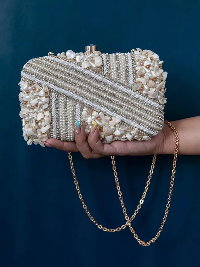 Saliha Hand Embroidered Clutch