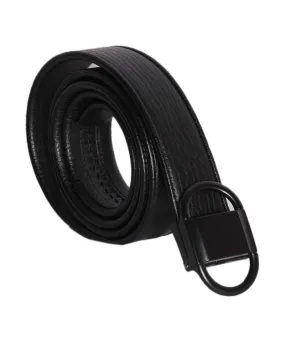 Salvatore Ferragamo Leather Designer Men Big Buckle Black Belts