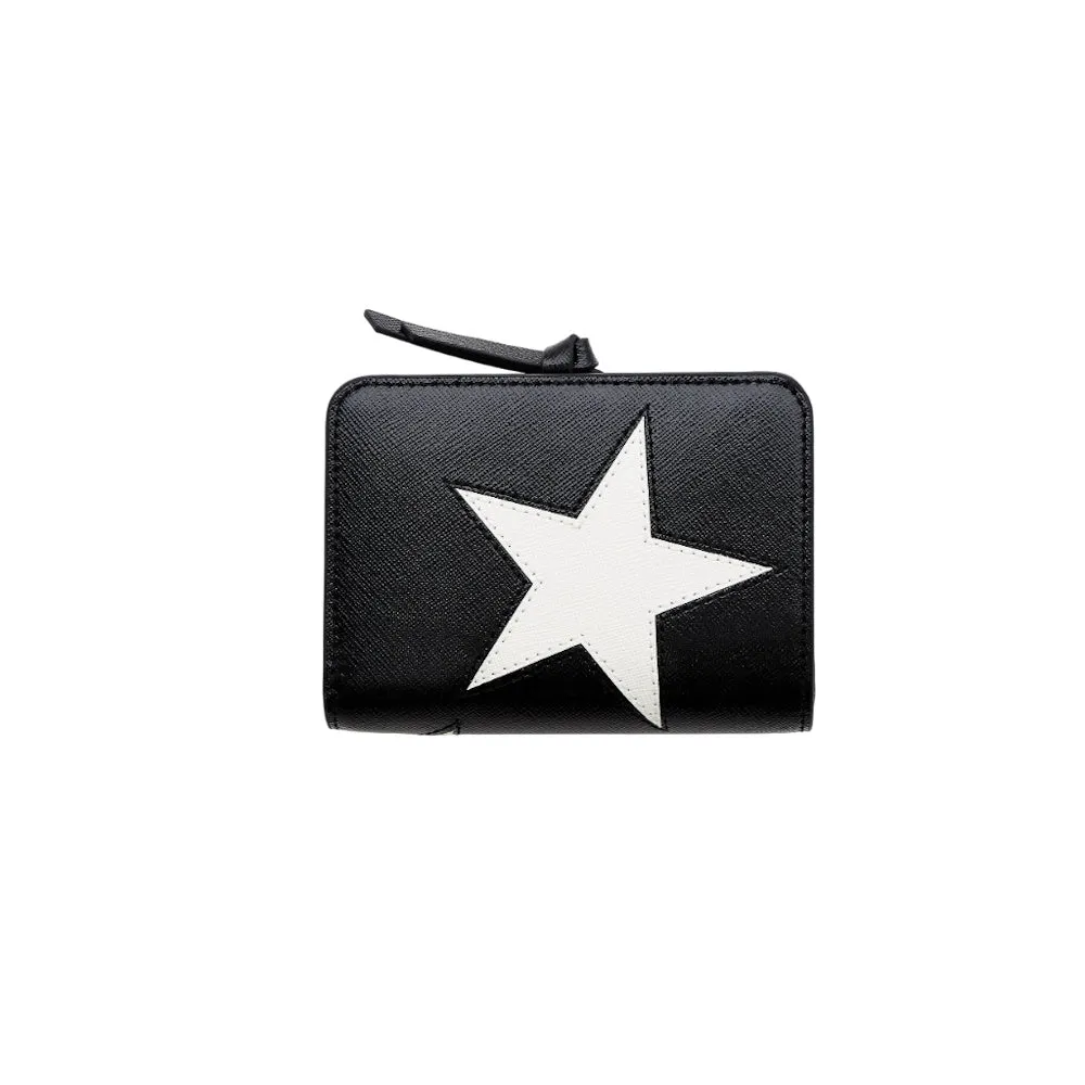 THE STAR PATCHWORK MINI COMPACT WALLET