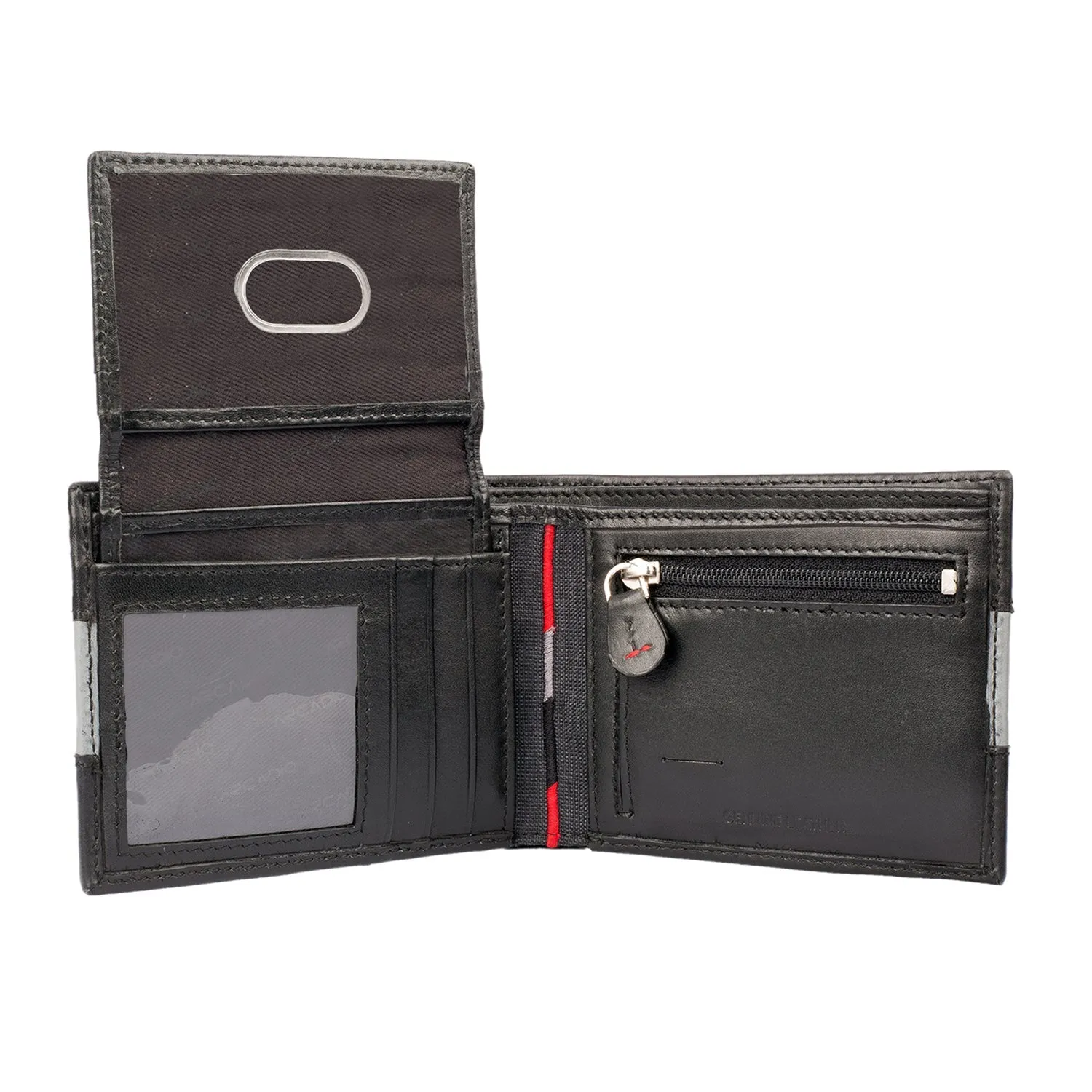 TWO MUCH Dual Toned Leather Wallet ARW1004BK