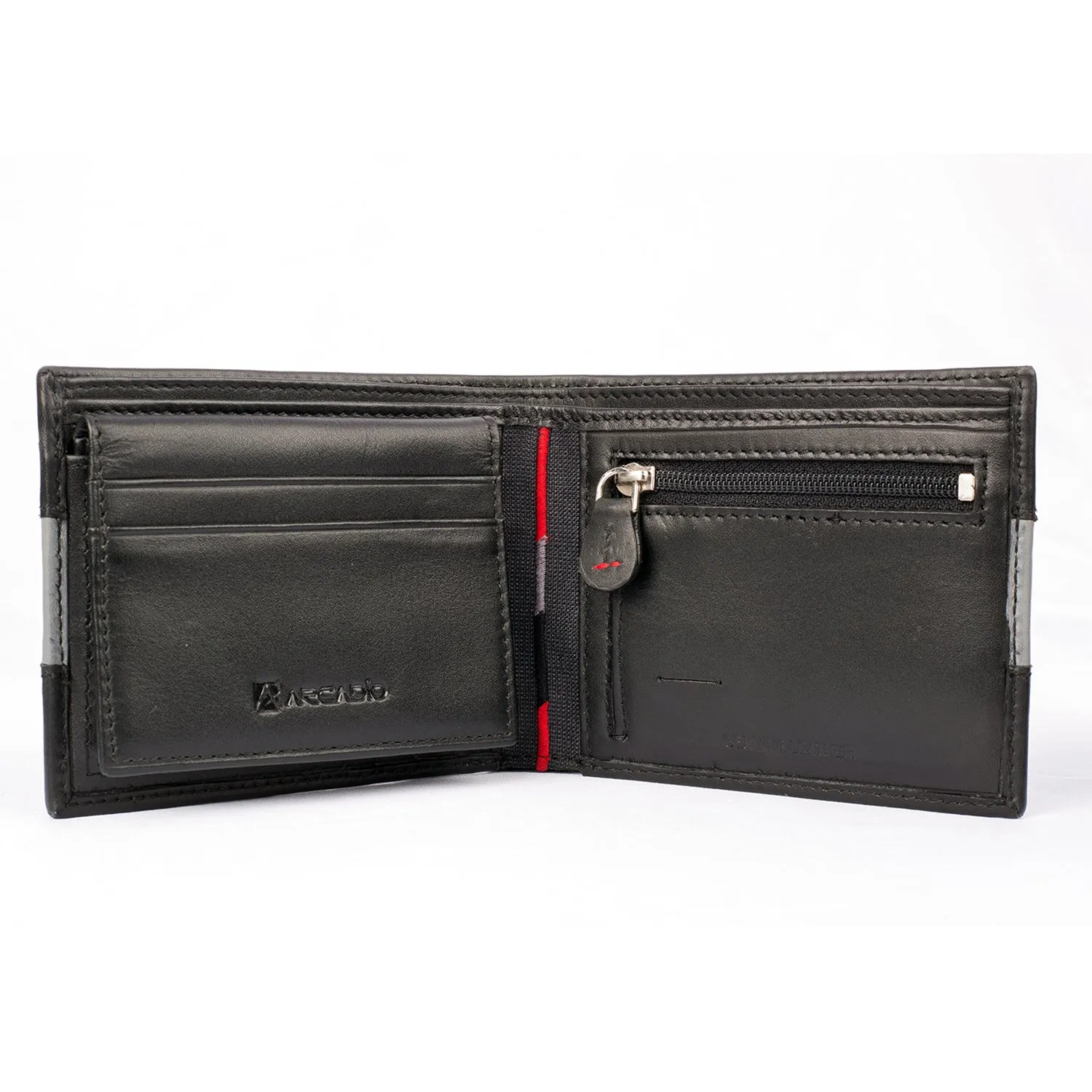 TWO MUCH Dual Toned Leather Wallet ARW1004BK