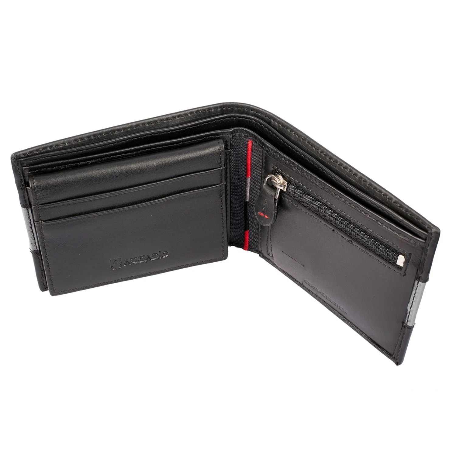 TWO MUCH Dual Toned Leather Wallet ARW1004BK