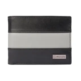 TWO MUCH Dual Toned Leather Wallet ARW1004BK