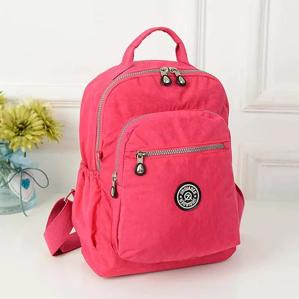 Women's High Quality Waterproof Nylon Backpack