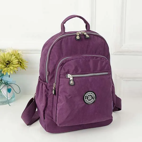 Women's High Quality Waterproof Nylon Backpack